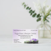 Yoga Flow Lifestyle Center Visitekaartje (Staand voorkant)