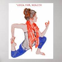 Yoga for Health op een poster