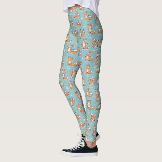 Yoga Foxes Leggings (Links)