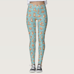 Yoga Foxes Leggings
