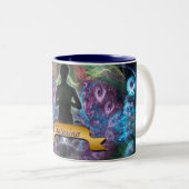 Yoga Fractal Magic Spiritueel Art Mok (Voorkant rechts)