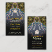 Yoga Fractal Spiritueel Guidance Holistic Visitekaartje (Voorkant / Achterkant)