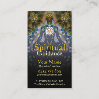 Yoga Fractal Spiritueel Guidance Holistic Visitekaartje