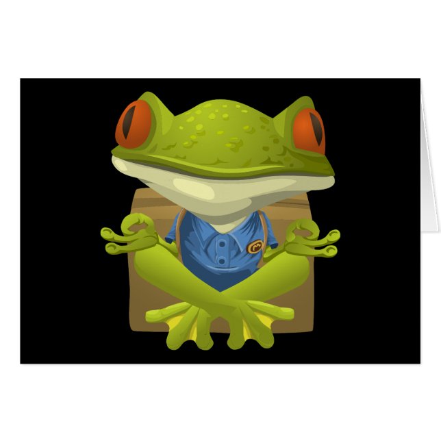 Yoga Frog (Voorkant Horizontaal)