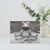Yoga Frog Briefkaart (Staand voorkant)
