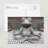 Yoga Frog Briefkaart (Voorkant / Achterkant)