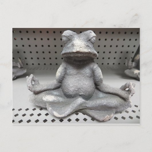 Yoga Frog Briefkaart (Voorkant)