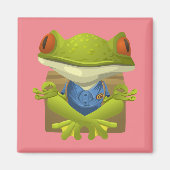 Yoga Frog Magneet (Voorkant)