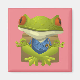 Yoga Frog Magneet