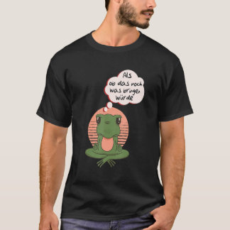 Yoga Frog Meditation Relaxtion Fun T-shirt