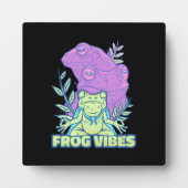 Yoga Frog Vibes Fotoplaat (Voorkant)
