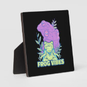 Yoga Frog Vibes Fotoplaat (Voorkant)