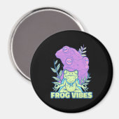 Yoga Frog Vibes Magneet (Voorkant / Achterkant)