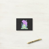 Yoga Frog Vibes Post-it® Notes (Op bureau)