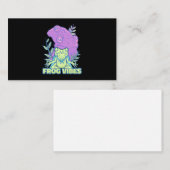 Yoga Frog Vibes Visitekaartje (Voorkant / Achterkant)