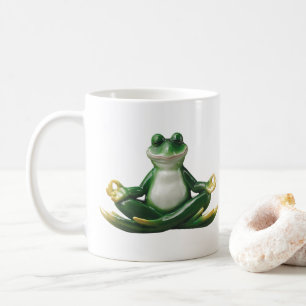 Yoga Frog, Yoga Gifts, Frog Gifts Koffiemok