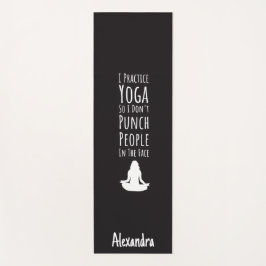 Yoga Gag Gifts Novelty Custom Personalized Funny  Yogamat
