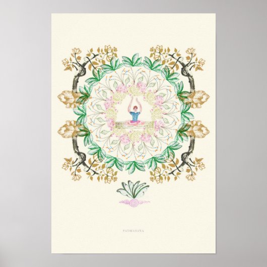 Yoga Garden I Poster (Voorkant)