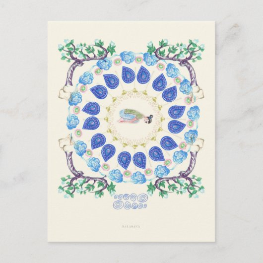 yoga Garden II Briefkaart (Voorkant)