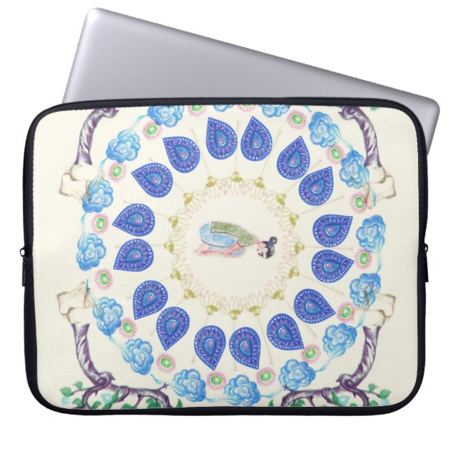 yoga Garden II Laptop Sleeve (Voorkant)