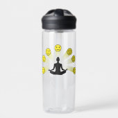 Yoga-geïnspireerde waterfles met Smiley Design (Voorkant)