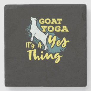 Yoga Geit Goatyoga Stenen Onderzetter