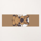 Yoga German Shepherd Yogamat (Achterkant (horizontaal))