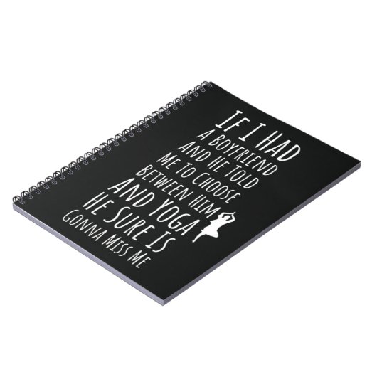 Yoga Geschenken voor Vrouwen Typografie Quote voor Notitieboek (Linkerzijde)