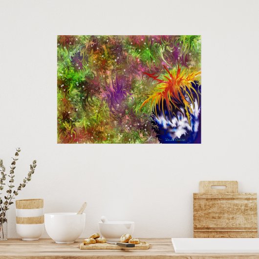 yoga gevoelens poster (Keuken)