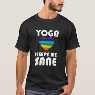 Yoga-Gezegde met 7-Chakra-kleuren — Hart YOGA-KEEP T-shirt