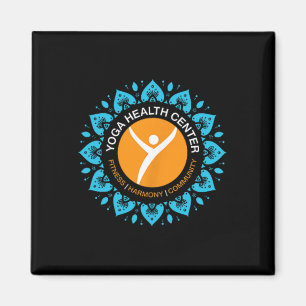 Yoga Gezondheidscentrum Happy Starts Here Ontwerp Magneet