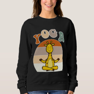 Yoga Giraffe voor yoga en Giraffe Trui
