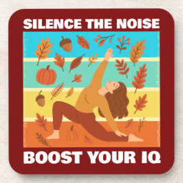 yoga girl bier onderzetter