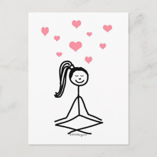 Yoga Girl Briefkaart