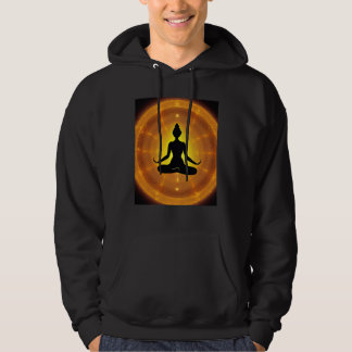 Yoga Girl Female Sun Salutation Meditation Chakra Hoodie