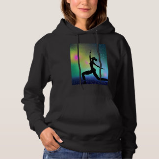 Yoga Girl Female Sun Salutation Meditation Chakra Hoodie
