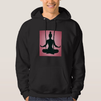 Yoga Girl Female Sun Salutation Meditation Chakra Hoodie