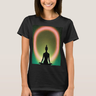 Yoga Girl Female Sun Salutation Meditation Chakra  T-shirt