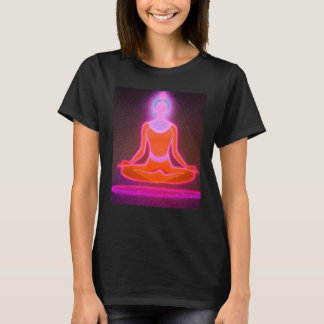 Yoga Girl Female Sun Salutation Meditation Chakra T-shirt