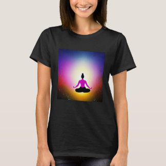 Yoga Girl Female Sun Salutation Meditation Chakra T-shirt