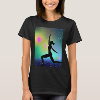 Yoga Girl Female Sun Salutation Meditation Chakra T-shirt