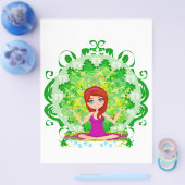 Yoga girl Flyer (Enkel)