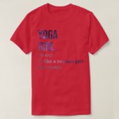 Yoga Girl Funny Quote T-shirt (Design voorkant)