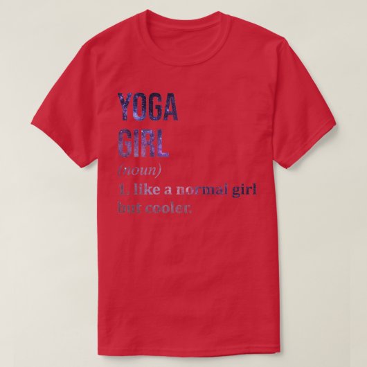 Yoga Girl Funny Quote T-shirt (Design voorkant)
