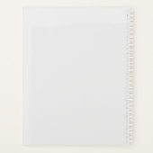 Yoga Girl Illustratie met  naam Planner (Achterkant)