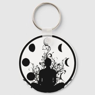 Yoga girl Key chain Sleutelhanger
