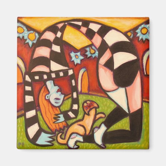 Yoga Girl Magneet (Voorkant)