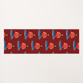 Yoga girl Meditation Namaste Yogamat (Achterkant (horizontaal))