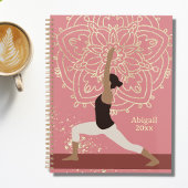 Yoga Girl Modern Mandala Roos Pink Gold Planner