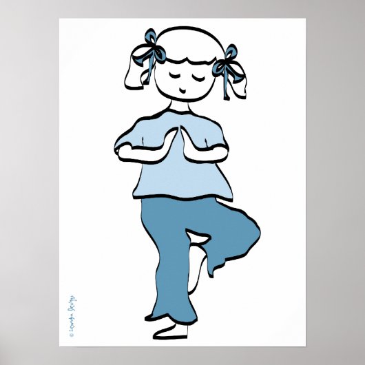 Yoga Girl Poster (Voorkant)